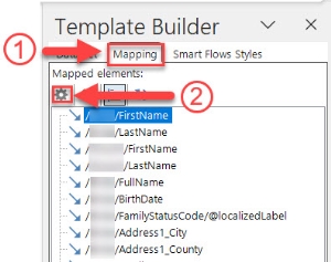 List of Mapped element